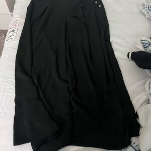 Elegant Black Wide-Leg Pants